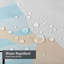 Waterproof Summer Holiday Vacation Beach Santa Shower Curtain with 12 Hooks-1610680691