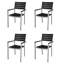 Chaise de patio empilable Vienna-12497152