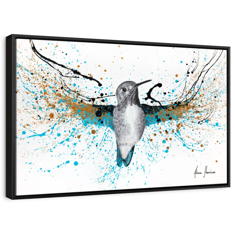 «Golden Night Hummingbird», H 21 po x l 31 po