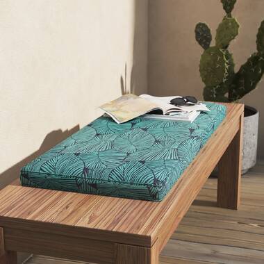 SUNROX LokGrip Non Slip Tufted Memory Foam Bench Cushion, FadeShield Water  Resistant Durable Thicken Outdoor/Indoor Bench Seat Pads 48x16x4 inch