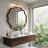 Bohemian Round Wood Framed Decorative Wall Orik-1936892071-1939357869