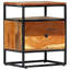 Oaklee 40cm W Steel Bedside Table