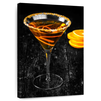 Yarlin citron et martini cocktail