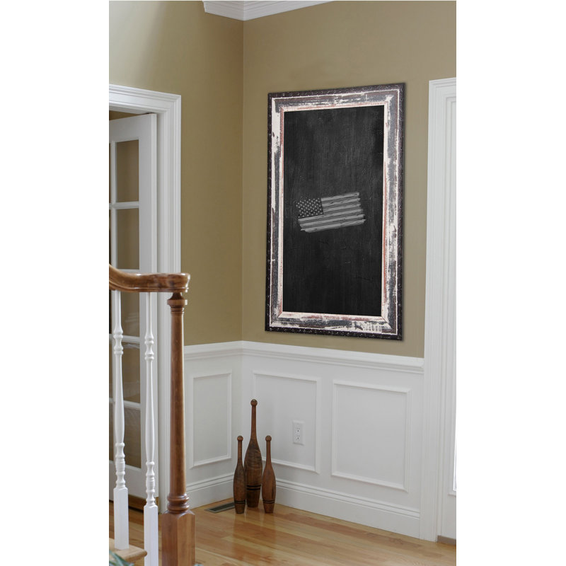 Tableau noir rustique bord de mer, 36 po x 102 po