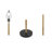 Metal Bamboo Floor Lamp 60"H
