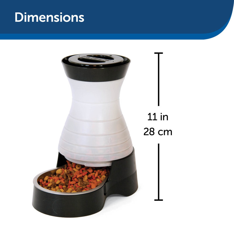 Healthy Pet Food Station Automatic Feeder, Small (1 cup / 32 fluid oz), Small (10.5")