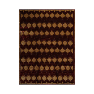 One-of-a-Kind 9' X 12' Wool Area Rug Burgundy