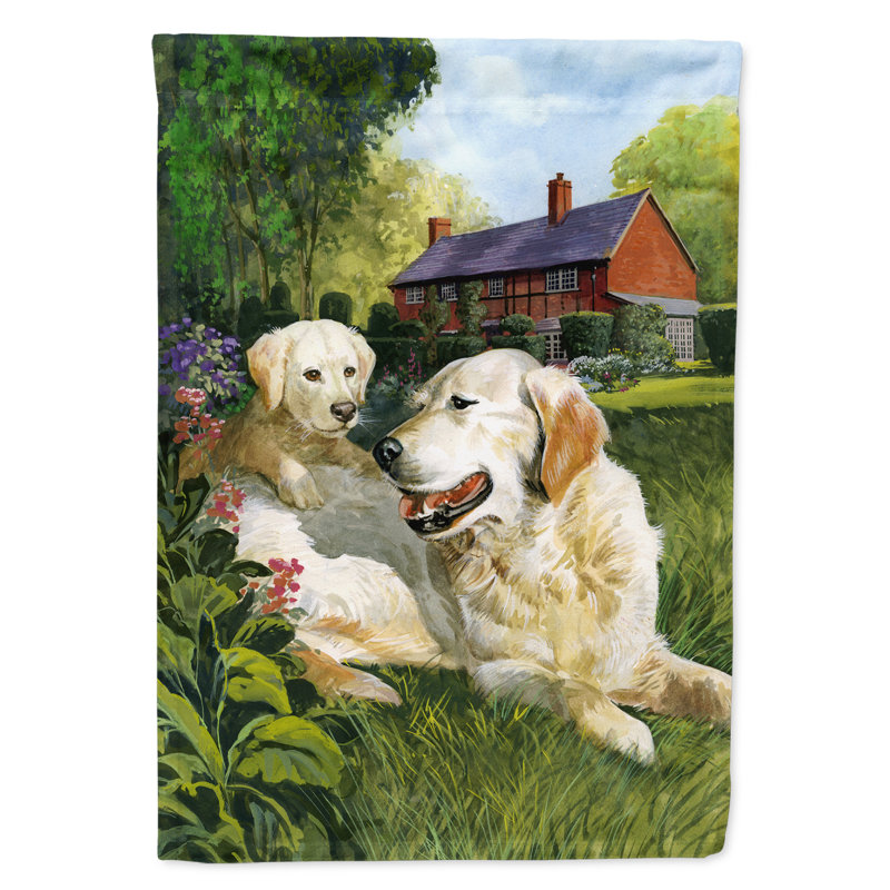 Double Sided Polyester Animal Garden Flag, 28" H x 40" W