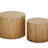 Ensemble de 2 tables gigognes avec rangement Masaya