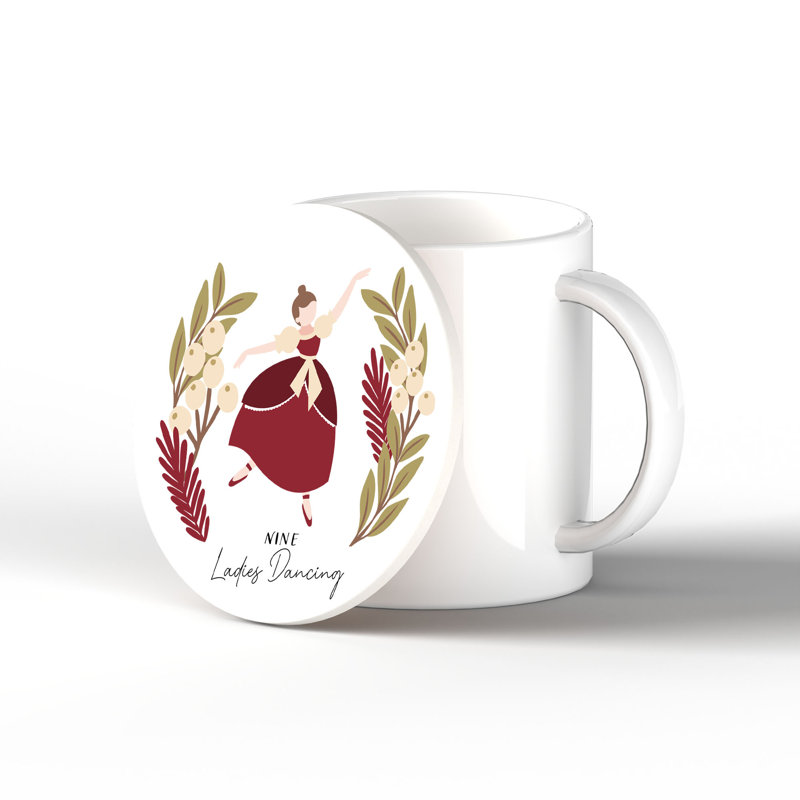 Santamaria Ceramic Round 1 Piece Coaster