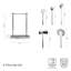 Hammered 6-Piece Bar Tool Set