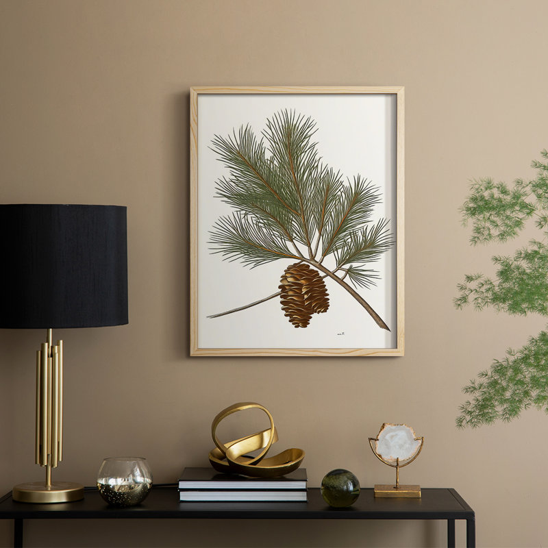 Art des Fêtes de Noël - série 2-LI, reproduction encadrée - bois massif, H 11 po x l 9 po, Naturel