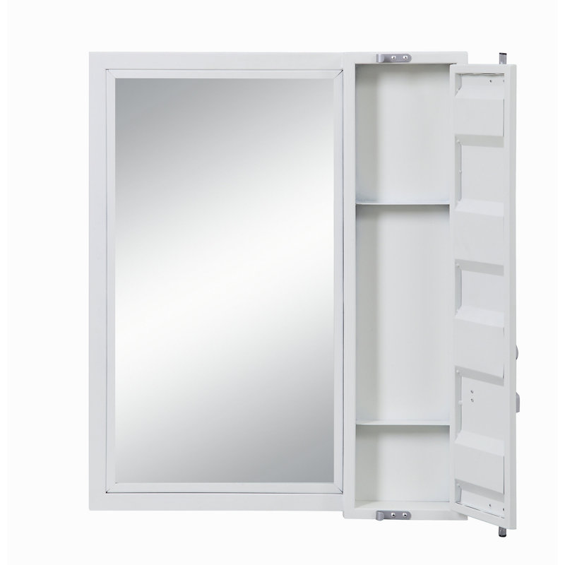 Miroir de salle de bain Cargo, Blanc