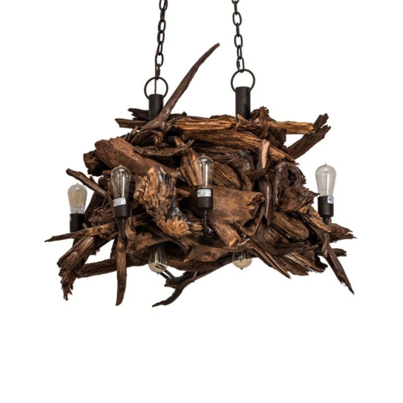 Driftwood 8 - Light Chandelier