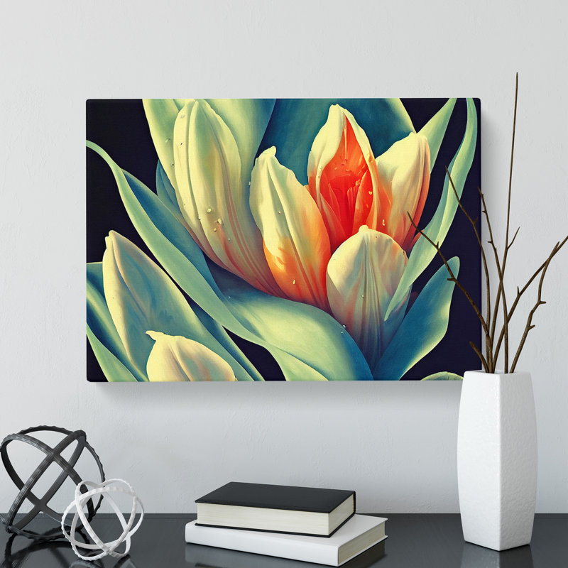 Staggering Flowers - Wrapped Canvas, 50cm H x 76cm W x 3cm D