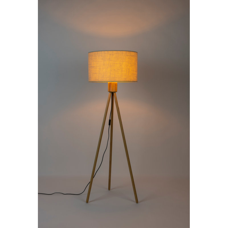Fan Tripod Floor Lamp