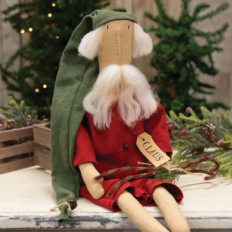 Poupée de Noël Winter Nap avec cannes de bonbon