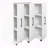 Slide Out Storage Bookcase with 3 Pulled Out Doors