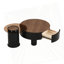 Ensemble de 2 tables basses rondes gigognes-841076008