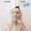 Porte de douche coulissante encadrée en noir mat avec verre transparent-121655285