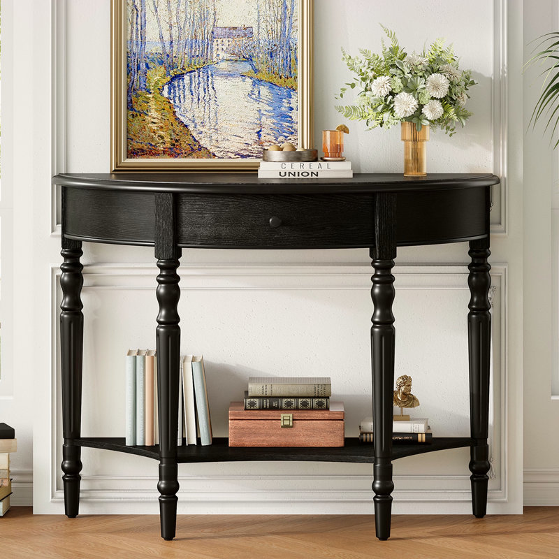 Console avec tiroir et tablette Farmhouse