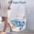Smart Toilet Bidet Tankless, Auto Open/Close Lid, Foot Sensor, Elongated Dual Flush One-Piece Toilet