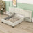 Peg Upholstered Platform Bed with Headboard and Shelves-1312590166-1312590167