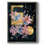 Moonlight Flowers IV, reproduction encadrée - bois massif-357348445