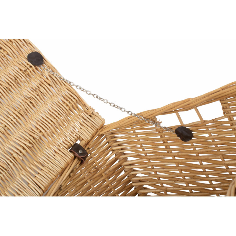 Wicker Buff Storage Hamper Basket