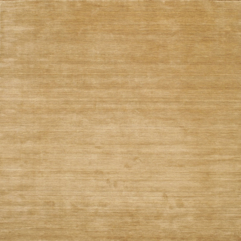 Tapis brun contemporain, Carré 3 pi