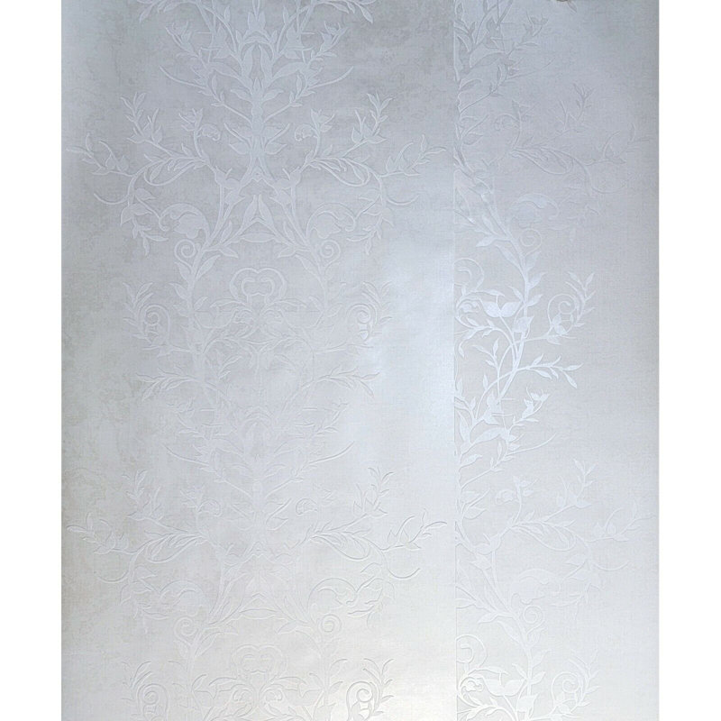 Rouleau de papier peint Khara Flocking Off White