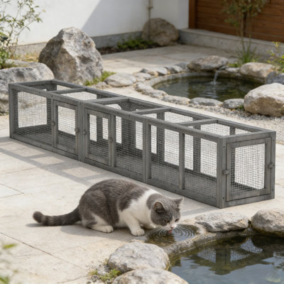 Tunnel de jeu extérieur pour chat, cage pour chat, cage pour petit animal