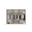 Bari hinged door wardrobe with practical drawers in the middle and handles-98242292-104828274