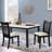 Kendall Rubberwood Dining Chairs with Cushioned Seats-113201348-113201347