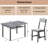 Modern Style 5-Piece Dining Table Set with 43.3"L x 27.6"D Rectangular Faux Marble Top Dining Table and 4 Velvet Upholstered Dining Chairs, 4-Person Dining Set with Under-Table Storage-2009480903
