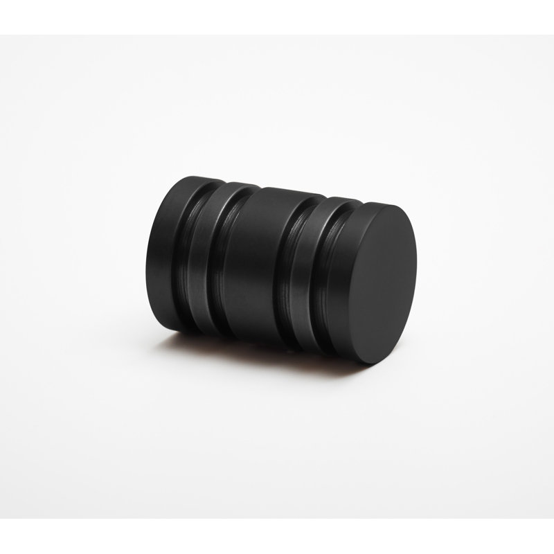 Reveal Cylindrical Knob, Matte Black