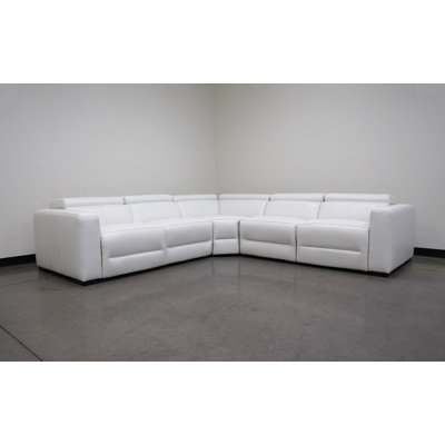 Creshawn Upholstered Power Reclining L-Shaped Sectional Symmetrical