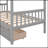 Wooden House Bed With Drawers-1386379613