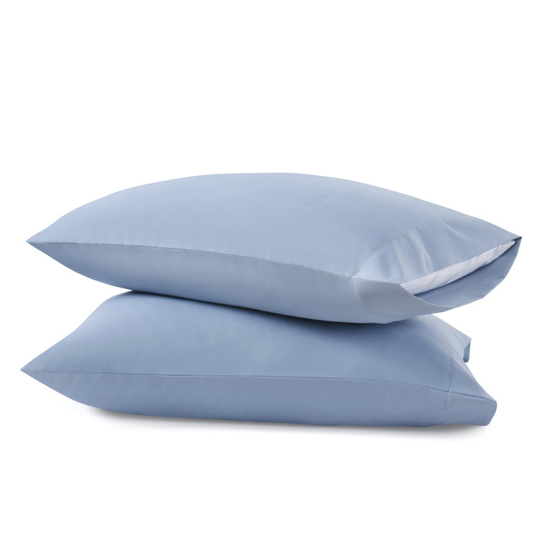 Soft Microfiber Pillowcase - Basics by Wayfair™, Standard, Blue Fog