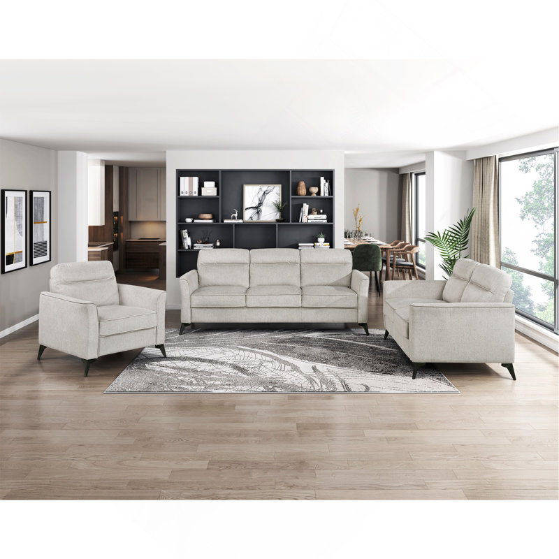 Canapé 3 pièces Modern Living, Tanné