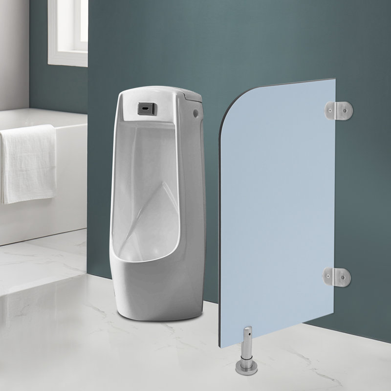 Urinal Partition Divider Wall-Mounted Urinal Partition, Blue