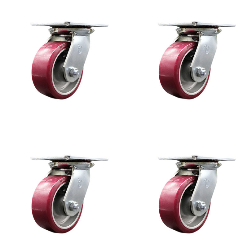 Poly on Aluminum Caster