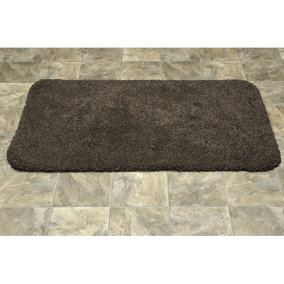 Treye Nylon Bath Rug with Non-Slip Backing