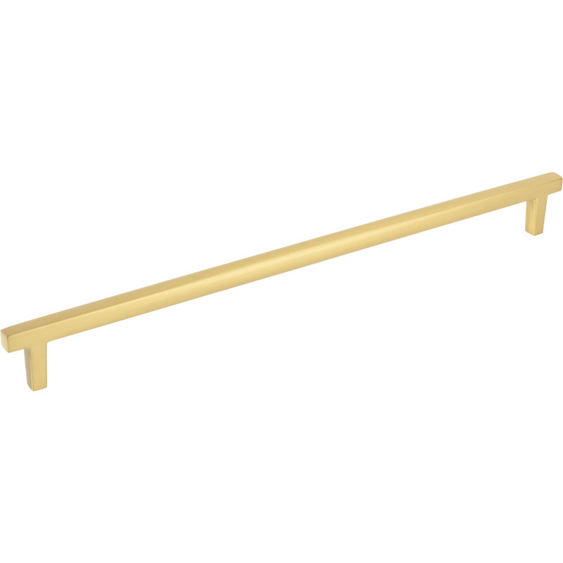 Whitlock Bar Pull, Brushed Gold, 3 3/4"