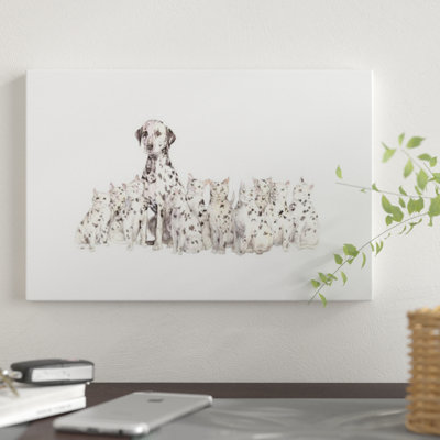«Dalmatian and Printcats», impression sur toile
