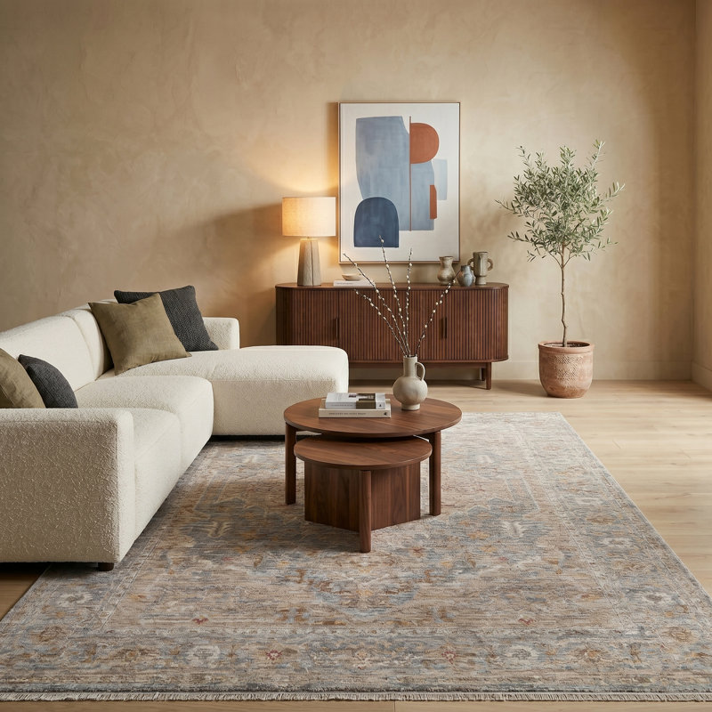 Albany Power-Loom Breelee Design Polyester Area Rug, Runner 2'6" x 6'