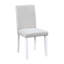 Ensemble de table de salle à manger en bois 5 pièces, ensemble de table de cuisine avec table rectangulaire et 4 chaises rembourrées, ensemble de table de salle à manger en bois avec décoration en cristal-352268529