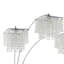 Lampe sur pied suspendue en chrome chromé