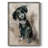 Sketchy Study Framed Print - Solid Wood-902264399