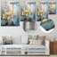 Birch Woods Winter Whispers V - Art mural floral en métal-1980132687